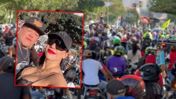 Operativo Policial en Rodada de Sandra Cuevas Deja un Detenido y Más de 100 Motos en Corralón