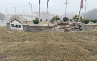 Car crashes into Sharon roundabout, one person injured