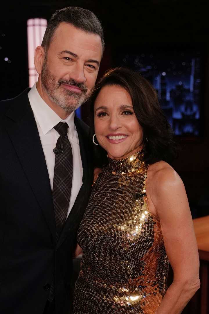 Julia Louis-Dreyfus Tells Jimmy Kimmel Her Dog Likes the 1st Amendment 