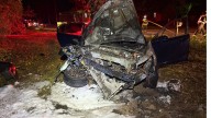 Single vehicle crash in Cass County leaves one injured
