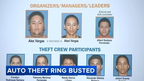 13 charged in multi-state auto theft ring connected to murder of Philadelphia Police Sergeant Richard Mendez