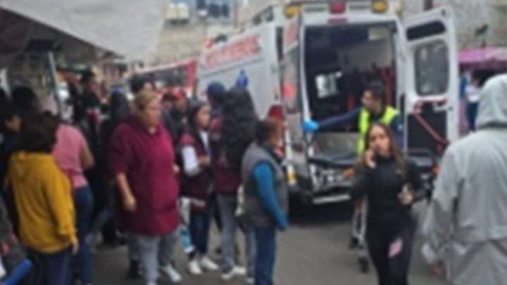 Explosión de tanque de gas en el Mercado Jamaica y flamazo en la Portales dejan 4 heridos