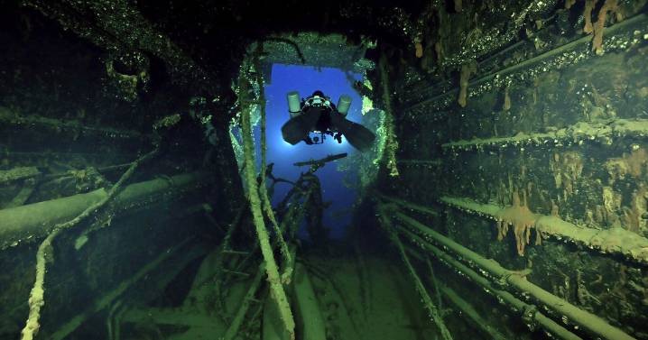 Titanic's sister ship Britannic was sunk by a mine in 1916. Divers have recovered artifacts from the wreckage.