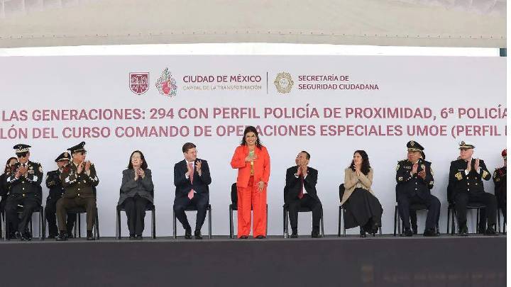 Se suman 435 nuevos policías a la vigilancia de la CDMX