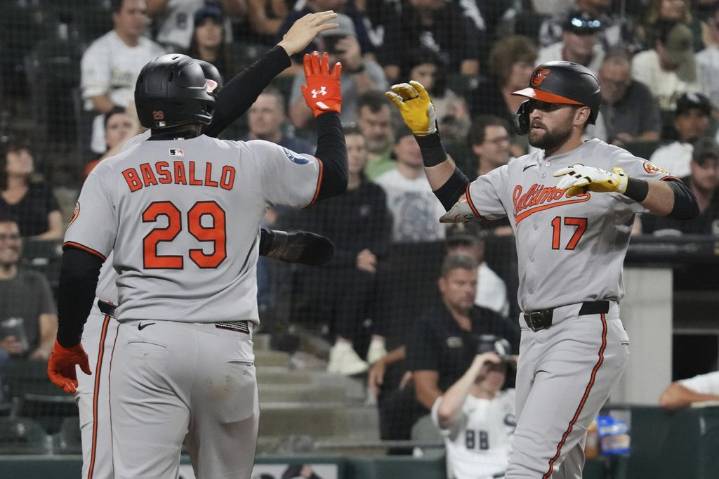 Cowser hits 3-run homer and Orioles hand White Sox their 4th straight loss, 4