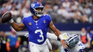 Russell Wilson ruins magnificent day with INT in Giants' wild OT loss to Cowboys