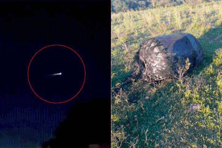 Luces extrañas vistas en el cielo entrerriano serían las de un objeto caído en Chaco