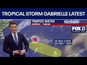 Tropical Storm Gabrielle expected to grow into hurricane