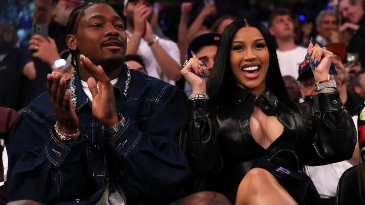 Pregnant Cardi B reacts to boyfriend Stefon Diggs' paternity drama