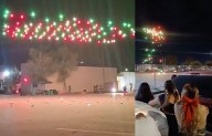 Show de drones por fiestas patrias falla y se desploma en Piedras Negras
