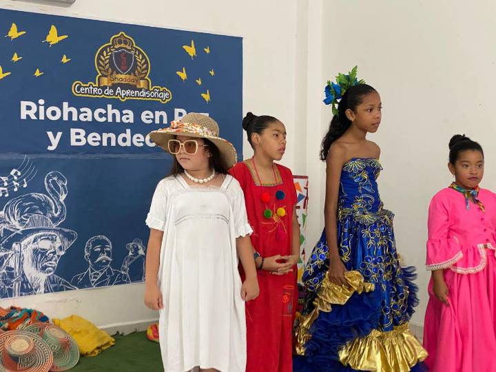 Con música, historias y tradición, niños de Riohacha, homenajearon su ciudad