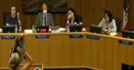 Woman Strips Down to Bikini at School Board Meeting to Protest Trans Policy