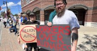 Workers over Billionaires rally takes place in Batavia