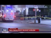 2 teens left injured following East Harlem shooting