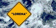 ACTUALIZACIÓN de zonas donde "Lorena" dejará lluvias hoy
