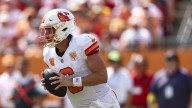 Baker Mayfield is taking mental reps this week