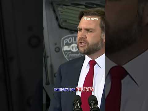 JD Vance: Critics of US law enforcement can go 'straight to hell!' #usa #shorts #lawenforcement #vp