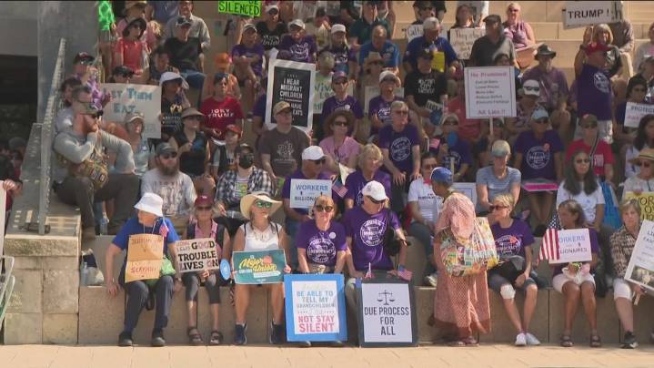 Austin rally protests 'billionaire takeover' amid Trump policies