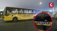 Extorsionadores atacan bus y choferes de la empresa 41 suspenden servicio ante amenazas (FOTOS)