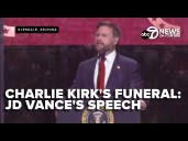 Vice President JD Vance's full speech at Charlie Kirk's memorial