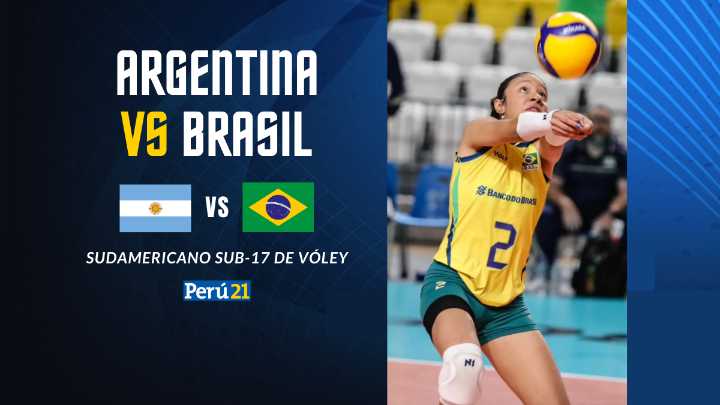 Sale el rival de Perú: Argentina vs Brasil por el Sudamericano de Vóley Sub