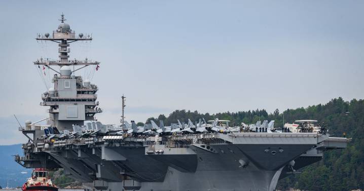 World's most powerful warship leads massive NATO fleet in warning to Putin