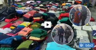 Desmantelan fábrica clandestina de ropa falsa "Puma", "Nike" y "Under Armour" vendida en Barrio Meiggs
