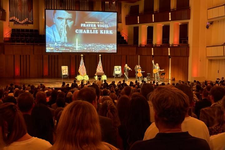 Charlie Kirk's murder 'set a fire' in attendees honoring him at Kennedy Center vigil
