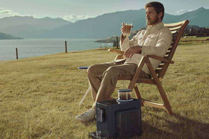 Brad Pitt Makes 'Perfetto' Cappuccino In Playful Commercial (Exclusive)