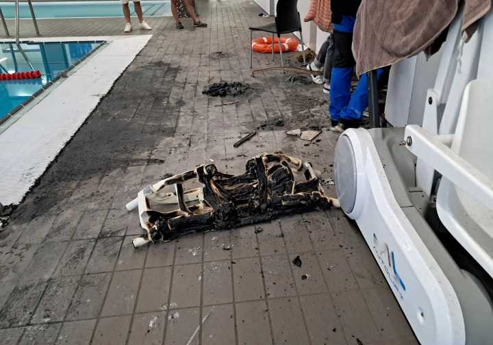 El polideportivo de Usurbil abre parcialmente este miércoles tras el incendio de la pasada semana