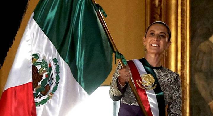 ¡Viva México libre, independiente y soberano!: Sheinbaum en Grito