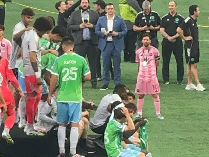 La noble actitud de Lionel Messi después de perder la final de la Leagues Cup con Inter Miami vs. Seattle Sounders