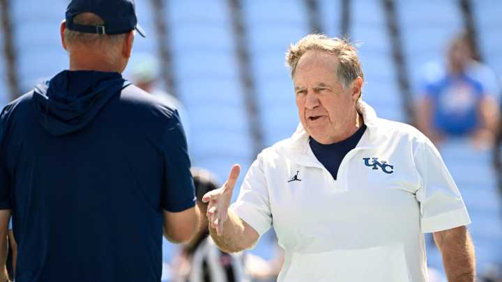 See the photos Bill Belichick and UNC football welcome Richmond