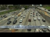 "Drive sober or get pulled over" on Labor Day