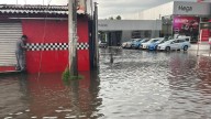 Otra vez Toluca y Metepec bajo el agua por lluvias y granizo