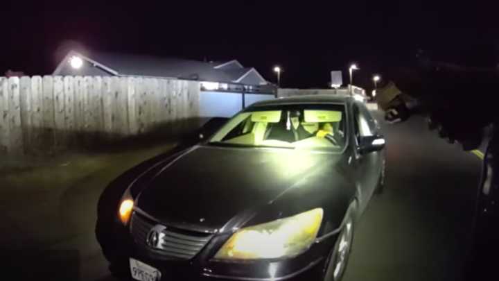 BWC: Driver accelerates toward Calif. officer, striking him before fleeing