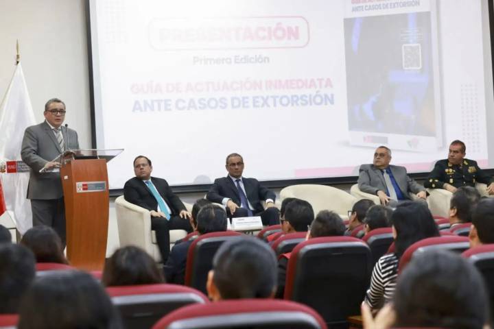 Minjusdh presentan Guía de actuación inmediata ante casos de extorsión