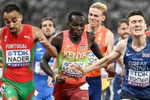 Nader pulls off shock in 1,500 metres, Moon rises to pole vault challenge at worlds