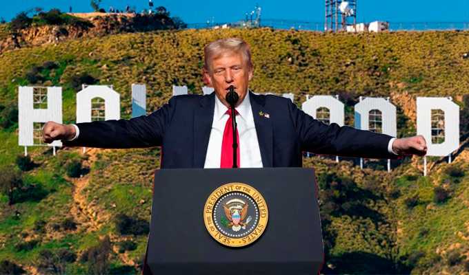 Donald Trump anuncia altísimos aranceles para recuperar protagonismo de Hollywood