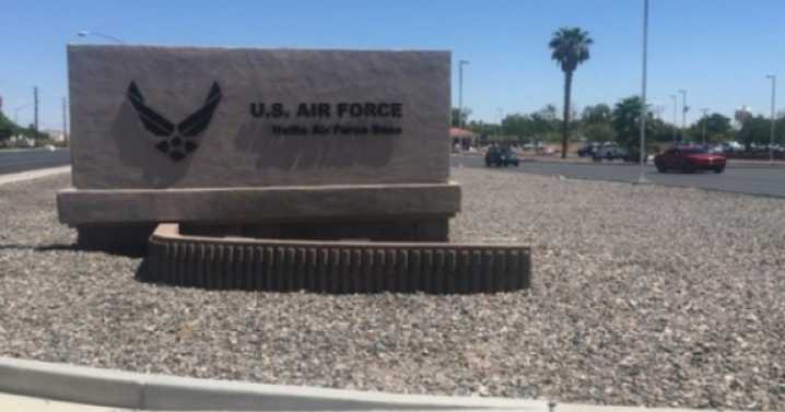 Nevada's Nellis Air Force Base briefly closes main gate after overnight shooting