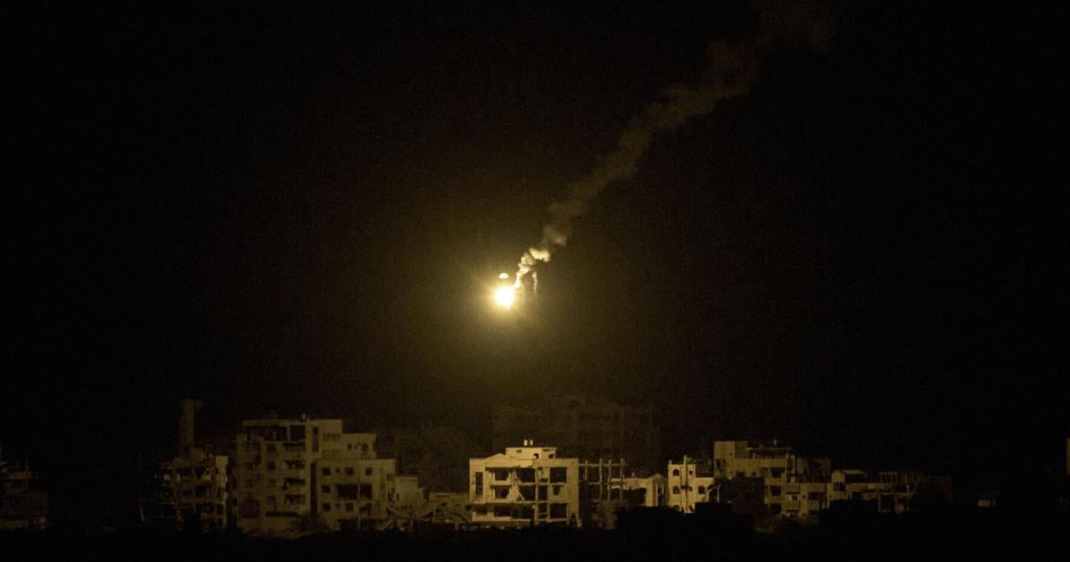 The Latest: Palestinians report heavy strikes as Israeli defense minister says 'Gaza is burning'