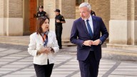 La ministra Robles habla de Aragón como núcleo esencial de la defensa en Europa: "Invertimos en paz"