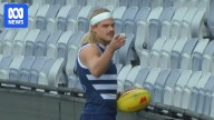 What did Bailey Smith say? Geelong Cats star abuses News Corp photographer at training
