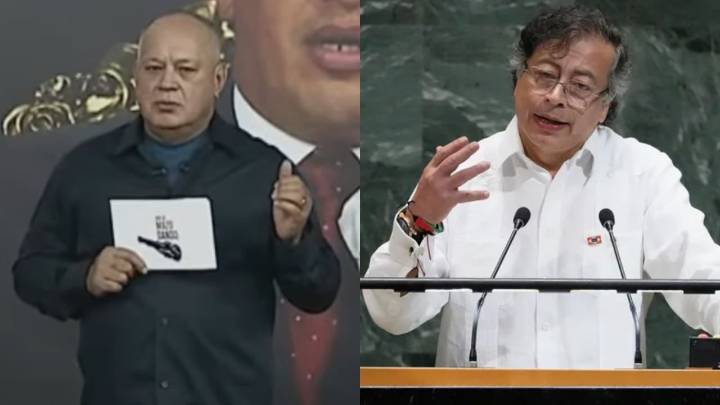 Diosdado Cabello enalteció en vivo al presidente Petro por discurso que dio en la ONU: “Valentía, claridad y firmeza”