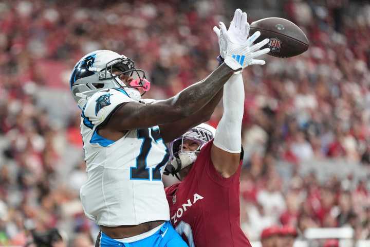 Panthers 2nd-year receiver Xavier Legette looks to push though slow start