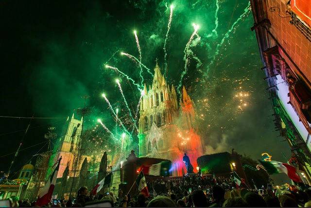 Los spots más espectaculares para celebrar el Grito en San Miguel de Allende