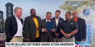 MAYOR DECLARES SEPTEMBER HUNGER ACTION MONTH