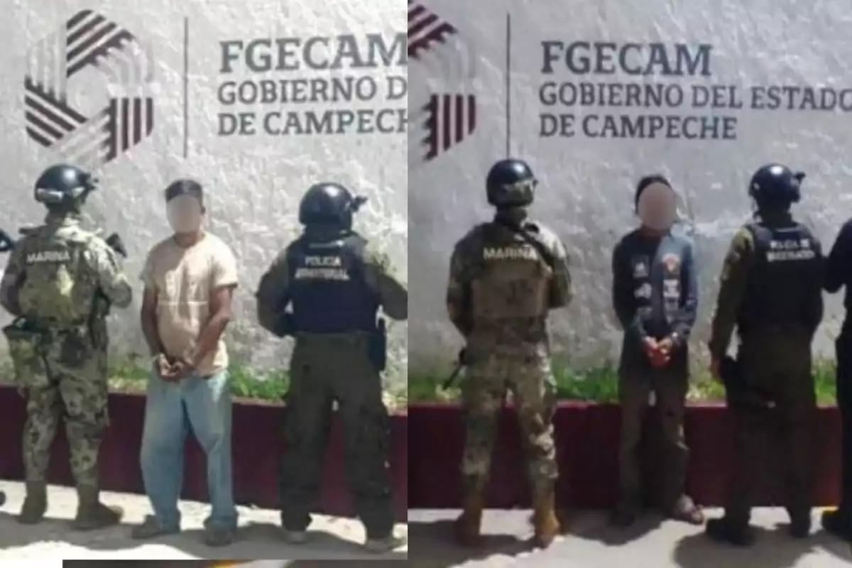 Desmantelan tres puntos de narcomenudeo en comunidades de Campeche; hay dos detenidos
