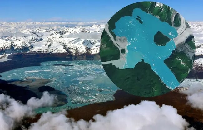 NASA descubre nueva isla en Alaska debido al deshielo de los glaciares