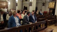 Barbón acude a la misa del Día de Asturias en Nava tras dar plantón al Arzobispo: "No soy persona de polémicas"